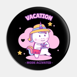 Unicorn Vacation Pin