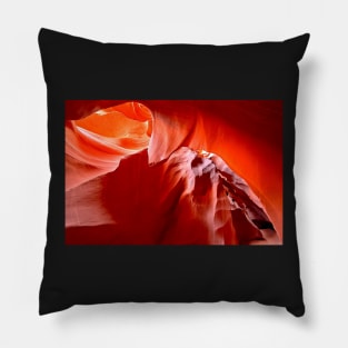 Slot Canyon Light Reflections Pillow