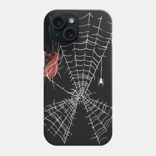 Spider web symbol - Keep the peace Phone Case