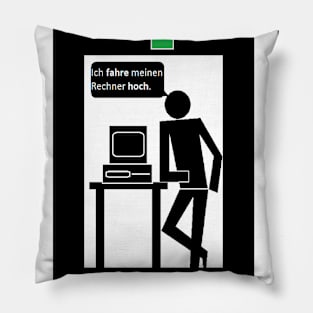 Rechner hoch- und runterfahren Pillow