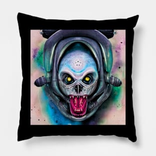 Alien Space Helmet Pillow