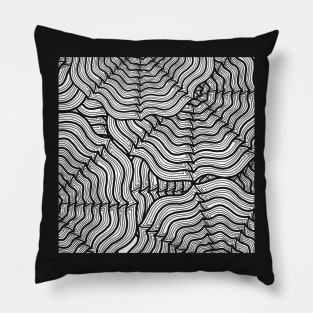 Black n’ White Frills Pillow