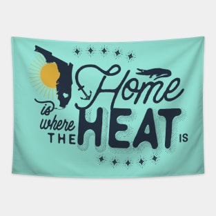 Home Is Where the Heat Is (dark) Tapestry