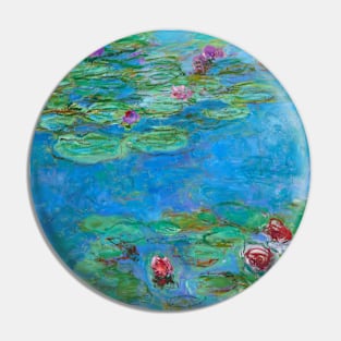 Water Lilies by Claude Monet Pin