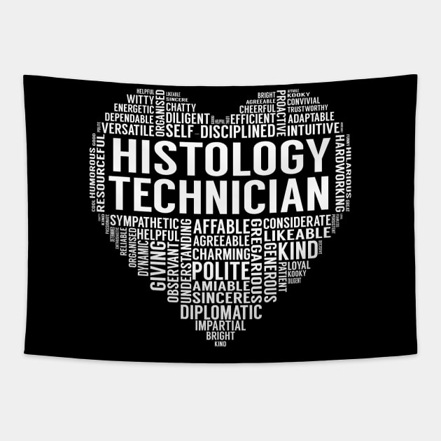 Histology Technician Heart Tapestry by LotusTee