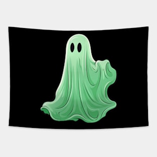 Halloween Ghost Retro Cartoon Tapestry