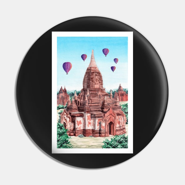 Bagan, Mynamar Pin by NorrskenArt