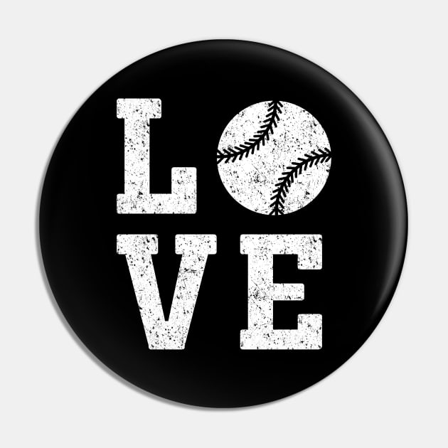 We All Love Baseball Pin by Malame