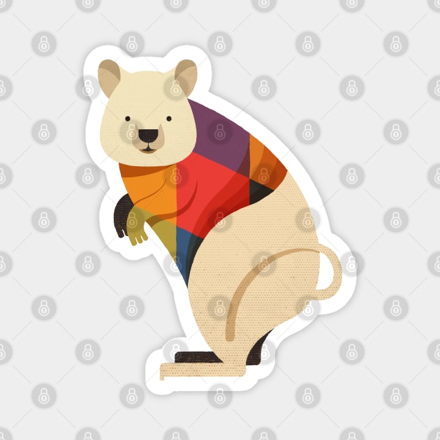 Quokka Magnet by theprintedsparrow