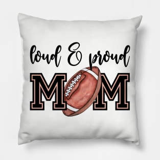 Football MOM Pillow