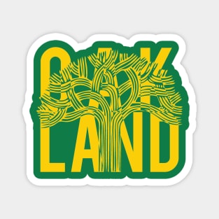 Oakland Tree Magnet