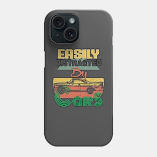 Easily distracted by cars Phone Case