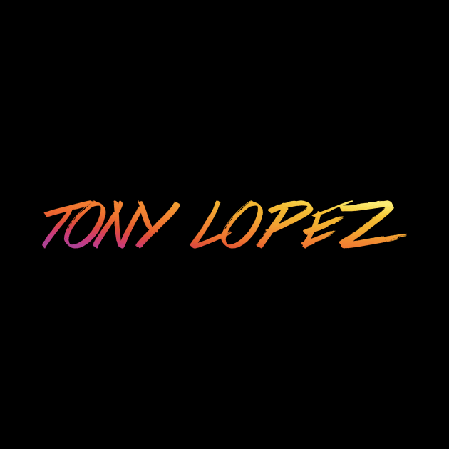 Tony Lopez Logo name single (rainbow) - Tiktok Lopez brothers by Vane22april