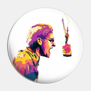 Chester colorful art Pin