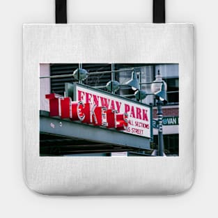 Fenway Tickets Tote