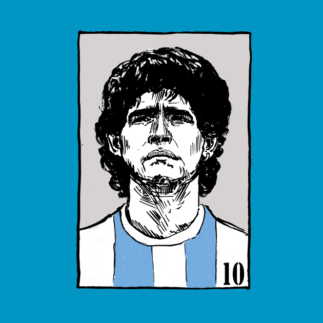 Diego Armando Maradona la mano de Dios by frankymonty