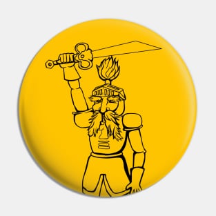 knight knighty cartoon animatronic Pin