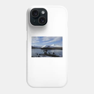 snow covered Black Mount (194 ) , the Highlands , Scotland Phone Case