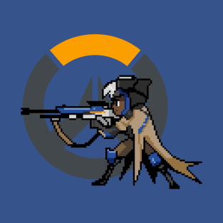 Overwatch - 16-Bit Ana W/ Logo T-Shirt