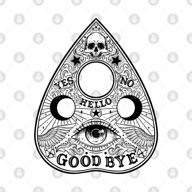 Ouija Planchette Board. All Seeing Eye by OccultOmaStore