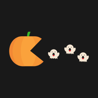 pumpkin eating ghosts T-Shirt