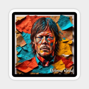 Norman Reedus // Paper Art Magnet