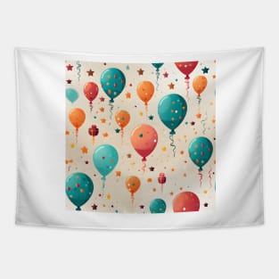 Happy Birthday Party Celebration Pattern 2 Tapestry