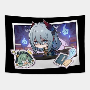 Honkai Star Rail Chibi Hanya Overworked Tapestry