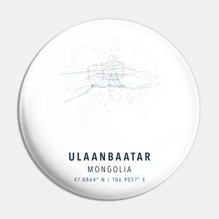 ULAANBAATAR MONGOLIA MAP Pin