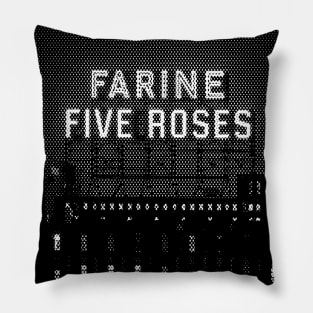 Farine Five Roses Monochrome Pillow