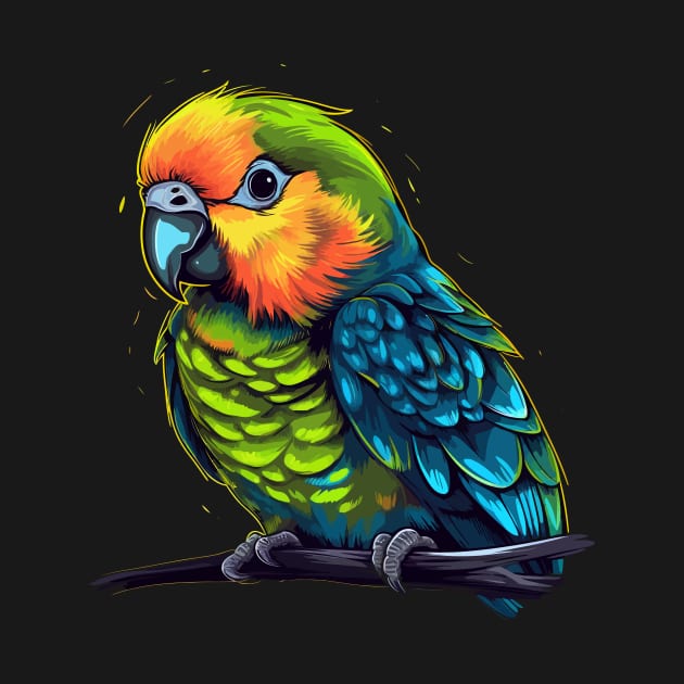 Parakeet Smiling by JH Mart