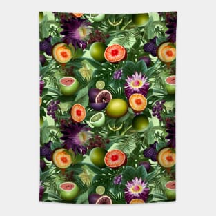 Passion fruit fantasy purple Tapestry