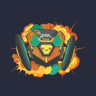 Exploding Roomba T-Shirt