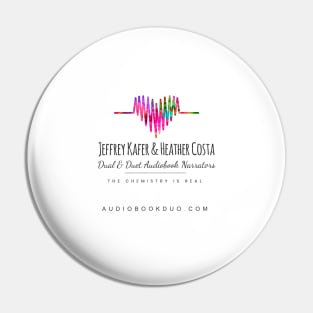 Jeffrey Kafer & Heather Costa Audiobook Narrators Pin