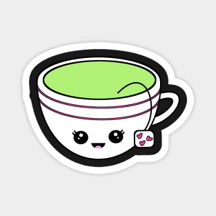 Cute Matcha Tea Magnet