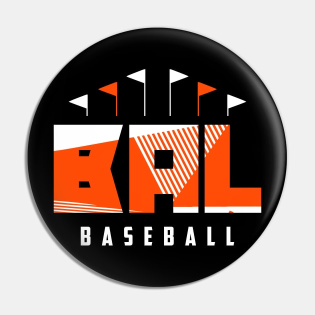 BAL Baseball Ballpark Pin by funandgames