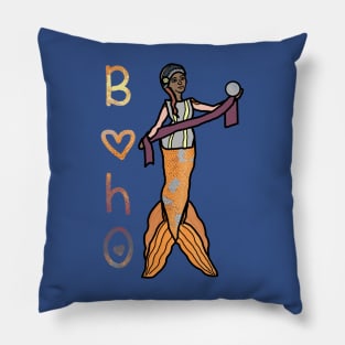 Boho Koi Mermaid Pillow