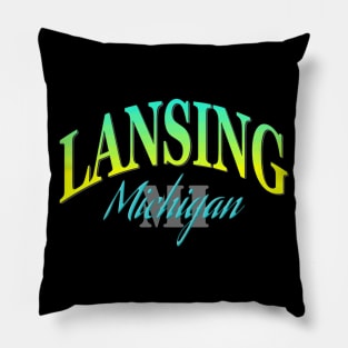 City Pride: Lansing, Michigan Pillow