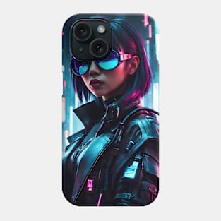 Asian Cyberpunk Girl Phone Case