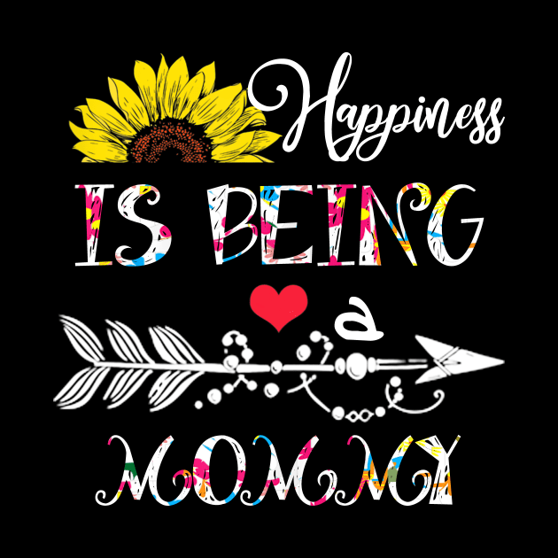 Happiness is being a mommy mothers day gift by DoorTees