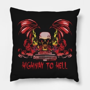 Highway To Hell - Colour Pillow