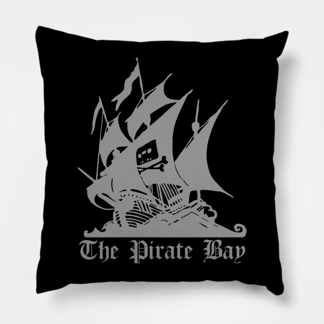 The Pirate Bay Pillow by trev4000