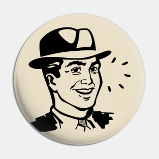 Retro Guy Pin