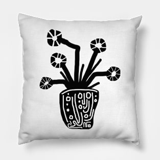 Graphic Ikebana Pillow