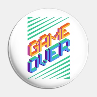 Game over Pin