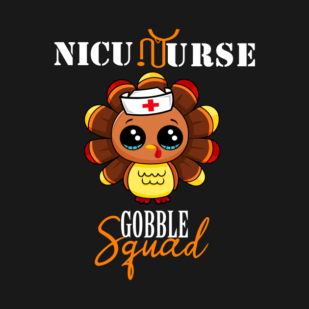 nicu nurse gobble squad cute turkey by DODG99