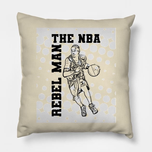 The NBA Rebel Man Pillow by Aloenalone