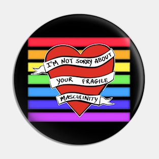 I'M NOT SORRY ABOUT YOUR FRAGILE MASCULINITY Pin