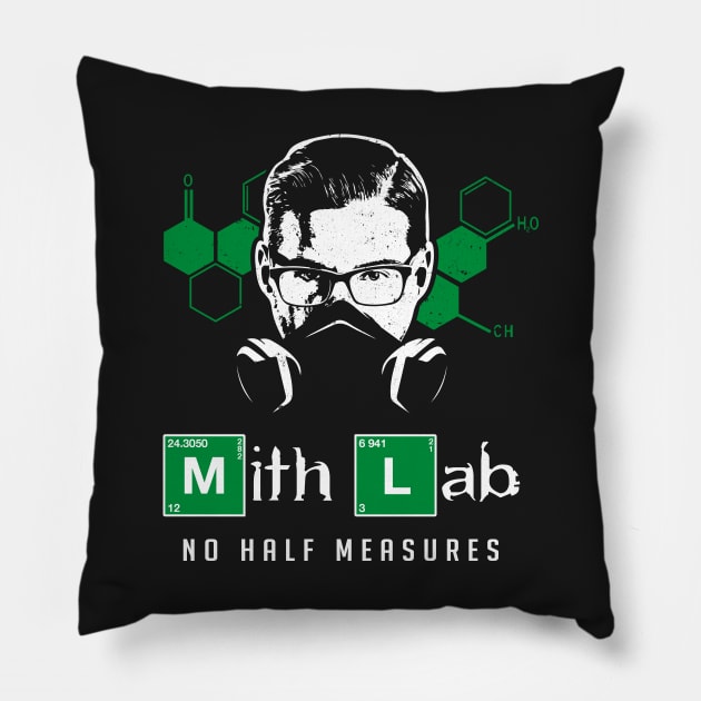 Mith Lab Pillow by AmokTimeArts