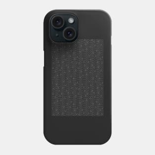 cut on the dotted lines black Phone Case